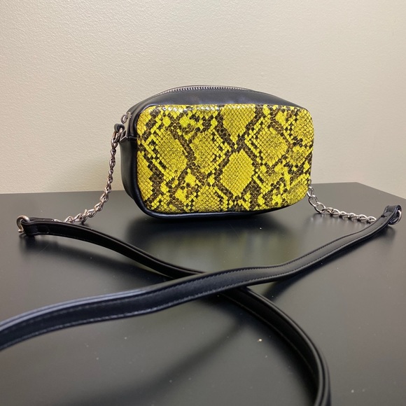 Neon Snake Pattern Mini Crossbody Purse - Picture 1 of 3